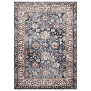 Concord Global Rugs-Pandora Collection-Cassandra Navy , Navy