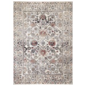 Concord Global Rugs-Pandora Collection-Cassandra Ivory , Ivory