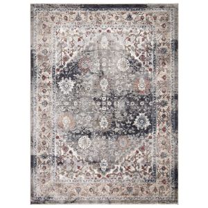 Concord Global Rugs-Pandora Collection-Royalty Gray , Gray