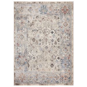 Concord Global Rugs-Pandora Collection-Kashmir Ivory , Ivory