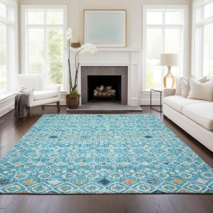 Dalyn Rugs Portico PO4 Teal