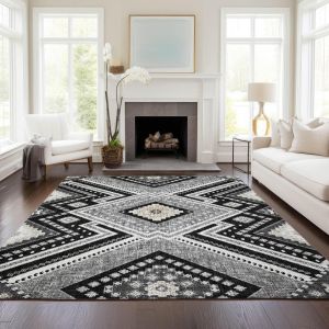 Dalyn Rugs Portico PO5 Black