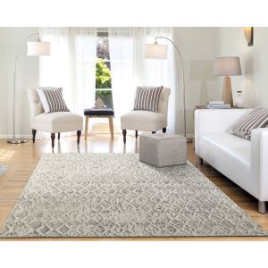Dynamic Rugs QUARTZ QU27039111 Ivory/Silver