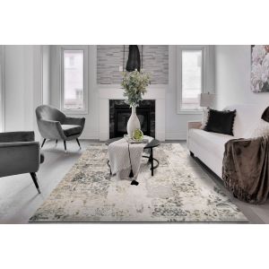 Dynamic Rugs QUARTZ QU27077190 Ivory/Grey