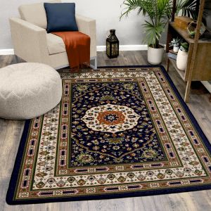 American Dakota Rugs Robert Caine RC0240GLT Navy