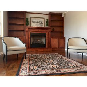American Dakota Rugs Robert Caine RC0247JRY Charcoal