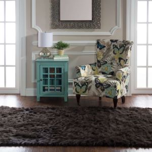 Linon Rugs Faux Sheepskin BRWNSHEEP