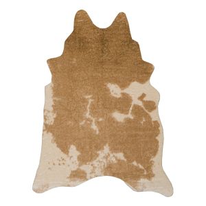 Linon Rugs Faux Cow Hide RUGFCHCRM