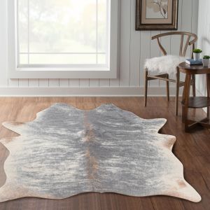 Linon Rugs Faux Cow Hide RUGFCHG