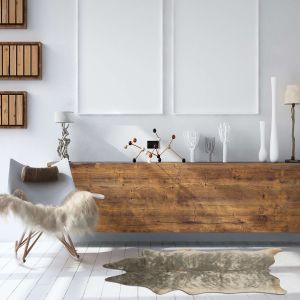 Linon Rugs Faux Cow Hide FCHMNG