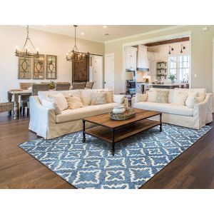 Linon Rugs Motif Printed Faux Rabbit PR04