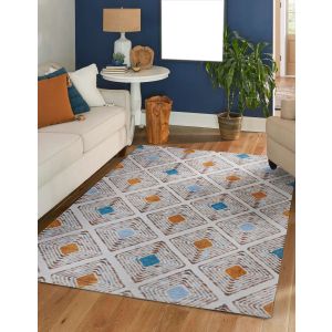 Linon Rugs Motif Printed Faux Rabbit PR05
