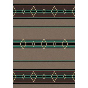American Dakota Rugs Camp 0004TUR Brown