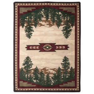 American Dakota Rugs National Park 0100WNE Brown
