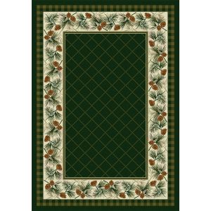 American Dakota Rugs National Park 0121PNE Green