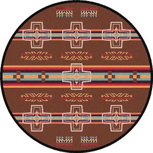 American Dakota Rugs Trader Rugs 0182SUN Brown