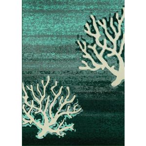 American Dakota Rugs Coastal Rugs 0199AQU Aqua