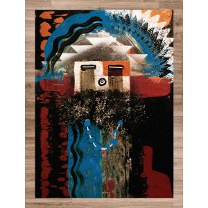 American Dakota Rugs Native American Partner 0207RST Brown