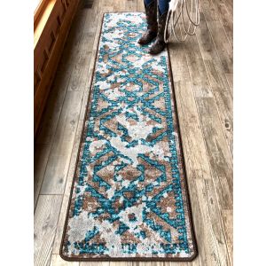 American Dakota Rugs Great State Of Mind 0401TUR Brown