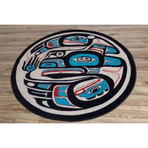American Dakota Rugs Native American Partner MD0312 Blue
