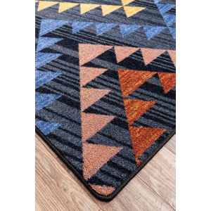 American Dakota Rugs OKA OKA0352VEL Charcoal