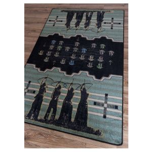 American Dakota Rugs Native American Partner SPJ0290BLU Blue