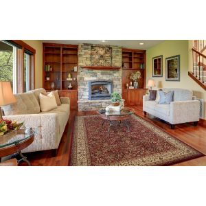 Concord Global Rugs-Persian Classics-Sarouk Red , Red