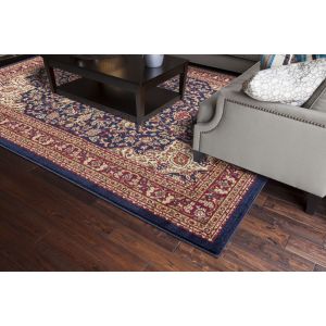 Concord Global Rugs-Jewel-Heriz Navy , Navy