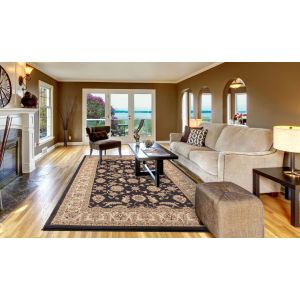 Concord Global Rugs-Jewel-Antep Black , Black