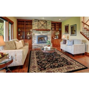 Concord Global Rugs-Ankara-Sultanabad Black , Black