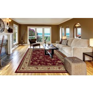 Concord Global Rugs-Ankara-Floral Garden Red , Red