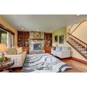 Concord Global Rugs-Brighton Collection-Marble Gray , Gray