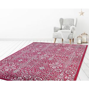 Concord Global Rugs-Jefferson Collection-Athens Red , Red