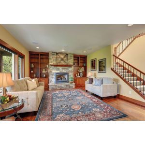 Concord Global Rugs-Pandora Collection-Alexander Blue , Blue