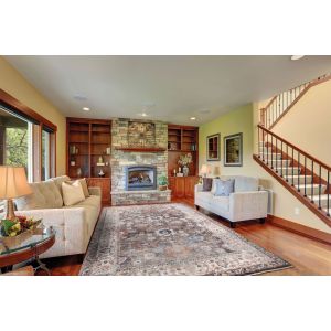 Concord Global Rugs-Pandora Collection-Cassandra Brown , Brown