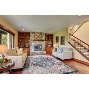 Concord Global Rugs-Pandora Collection-Royalty Blue , Blue