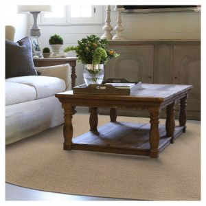 Homespice Rugs-Ultra Durable Braided Rug-Biscuit-Tan