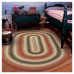 Homespice Rugs-Jute Braided Accessories-Chester-Red