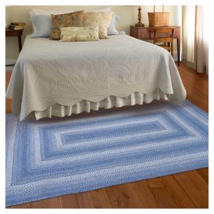 Homespice Rugs-Jute Braided Accessories-Denim-Blue