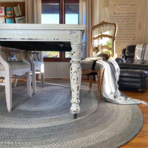 Homespice Rugs-Jute Braided Rug-Grey Cloud-Grey