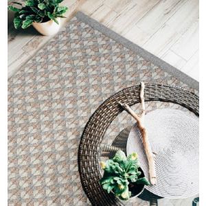 Homespice Rugs-Luxuria Ultra Durable Braided Rug-Wheatfield-Grey & Beige