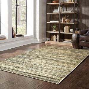 Oriental Weavers Rugs BOWEN BOWEN 1332j Ivory/ Gold