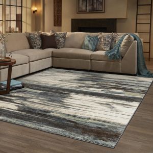 Oriental Weavers Rugs CARSON CARSO 9675a Blue/ Ivory