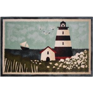 Mayberry Rugs Seaside SEA10421 Bayside Lighthouse Multi