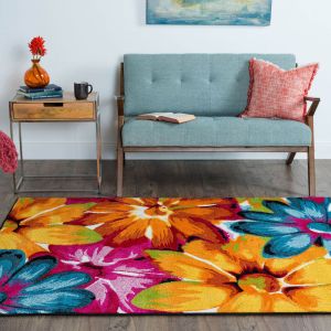Tayse Rugs Symphony Zinnia SMP1005 Multi-Color