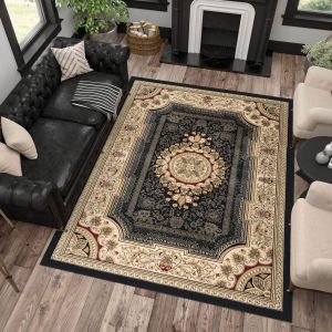 Tayse Rugs Sensation Jayden SNS4673 Black