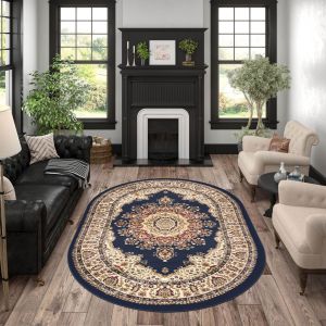 Tayse Rugs Sensation Fiona SNS4707 Navy