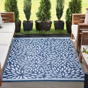 Tayse Rugs Sunset Nuala SUN1102 Navy