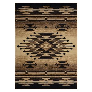 Mayberry Rugs Sunset Valley SVA1033 Pueblo Black