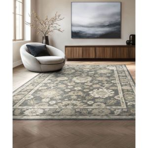 Tayse Rugs Smart Wash Aura March SWA1018 Charcoal